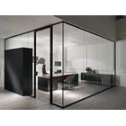 8mm extra clear glass partition 1