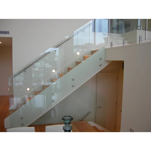 Extra clear glass stair railing 10mm