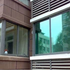 Green 8mm office glass windows 1