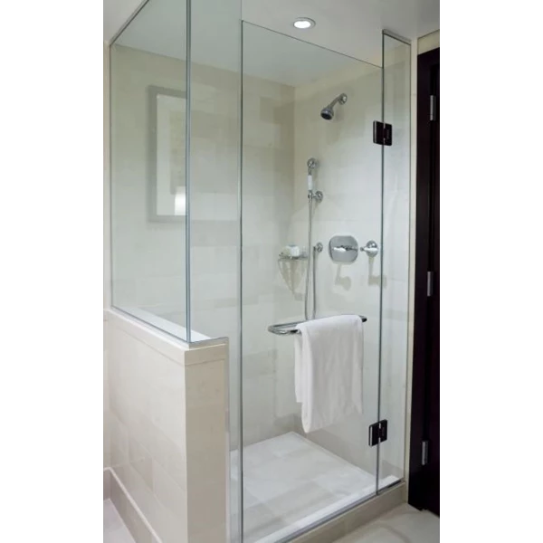 Asahimas 8 mm clear tempered shower glass