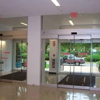 12mm Asahi 12mm clear tempered glass office automatic door